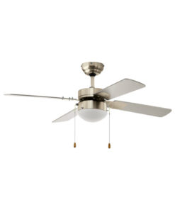 GELSINA matt nikkel mennyezeti ventilátoros lámpa