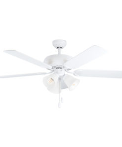 LAS PALMAS matt fehér ventilátor lámpával