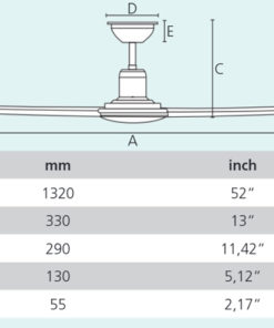 ANTIBES-matt-feher-mennyezeti-ventilatoros-lampa-meretek
