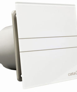 CATA E-GLAS fürdőszoba ventilátor üveg előlappal, időzítővel