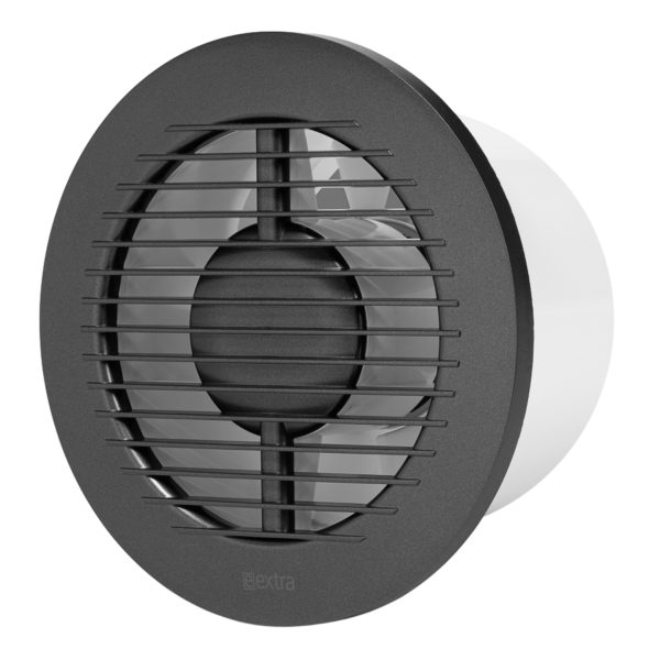 Europlast EA100 golyos csapagyas furdoszoba ventilator fekete