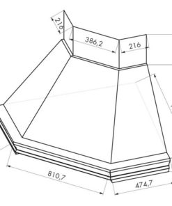 Kdesign - Páraelszívó CLASSICA SAROK 105 T600