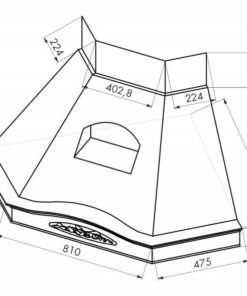 Kdesign - Páraelszívó GLENDA SAROK T600