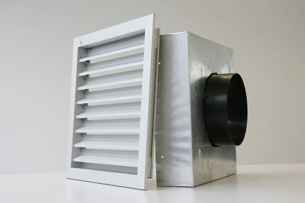 RENSON kültéri fehér fali rács 300x300mm