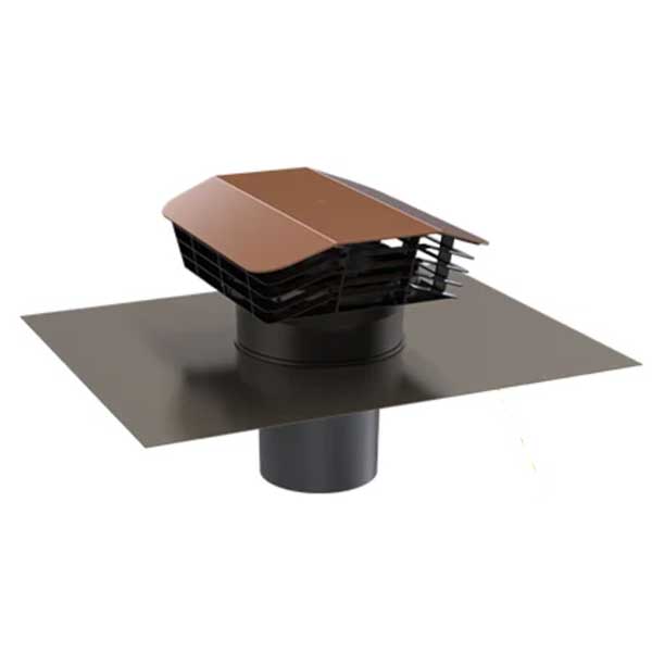 CTP tetősapka, tető átvezetés